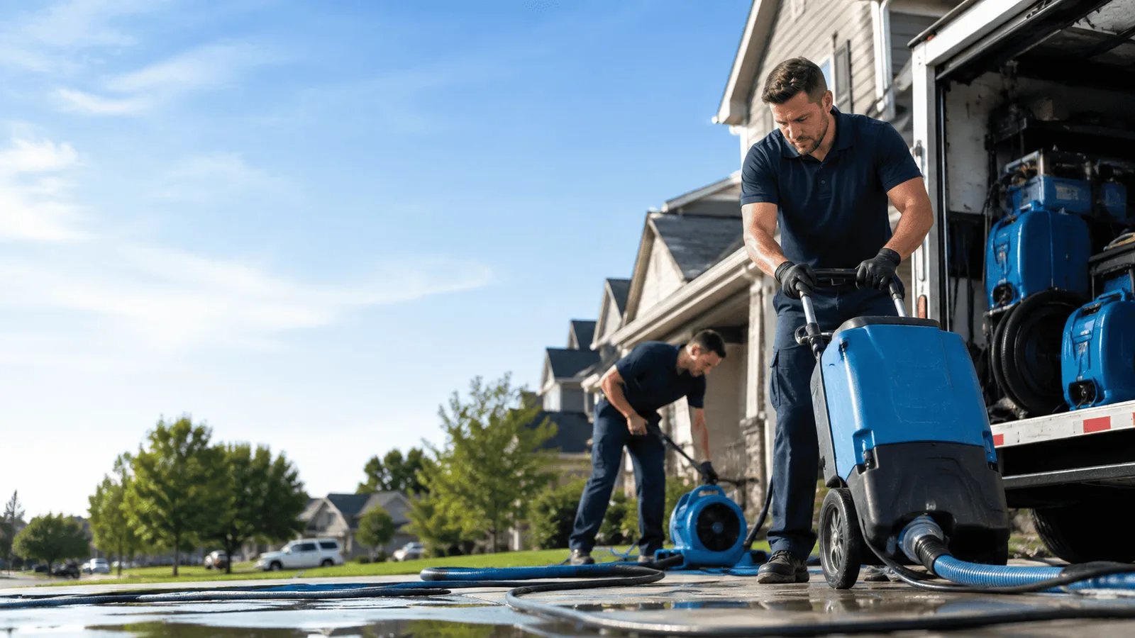 Dehumidification being performed in Hartsville, TN